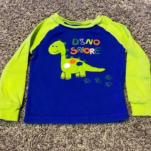 Sleepwear set, 2 sleepware tops Dino snore/bearly sleepy children’s top size